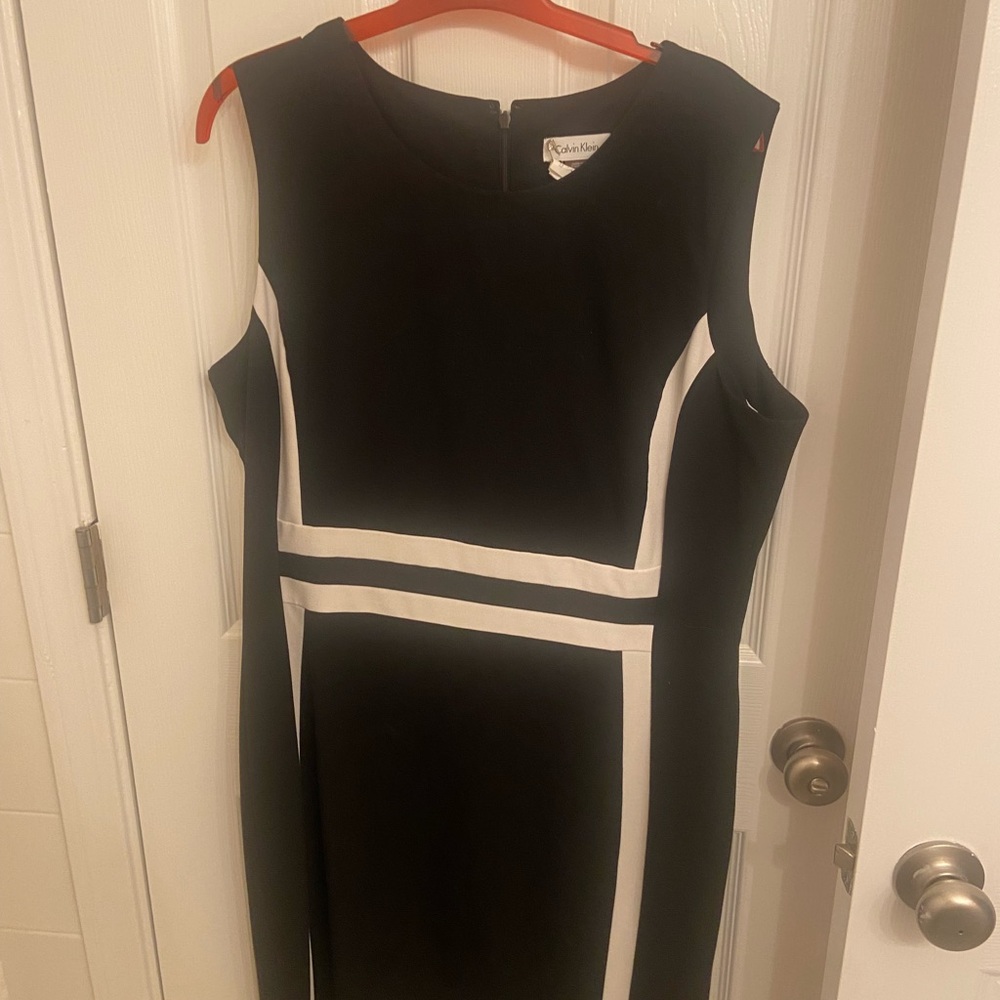 Black and White Calvin Klein Dress
